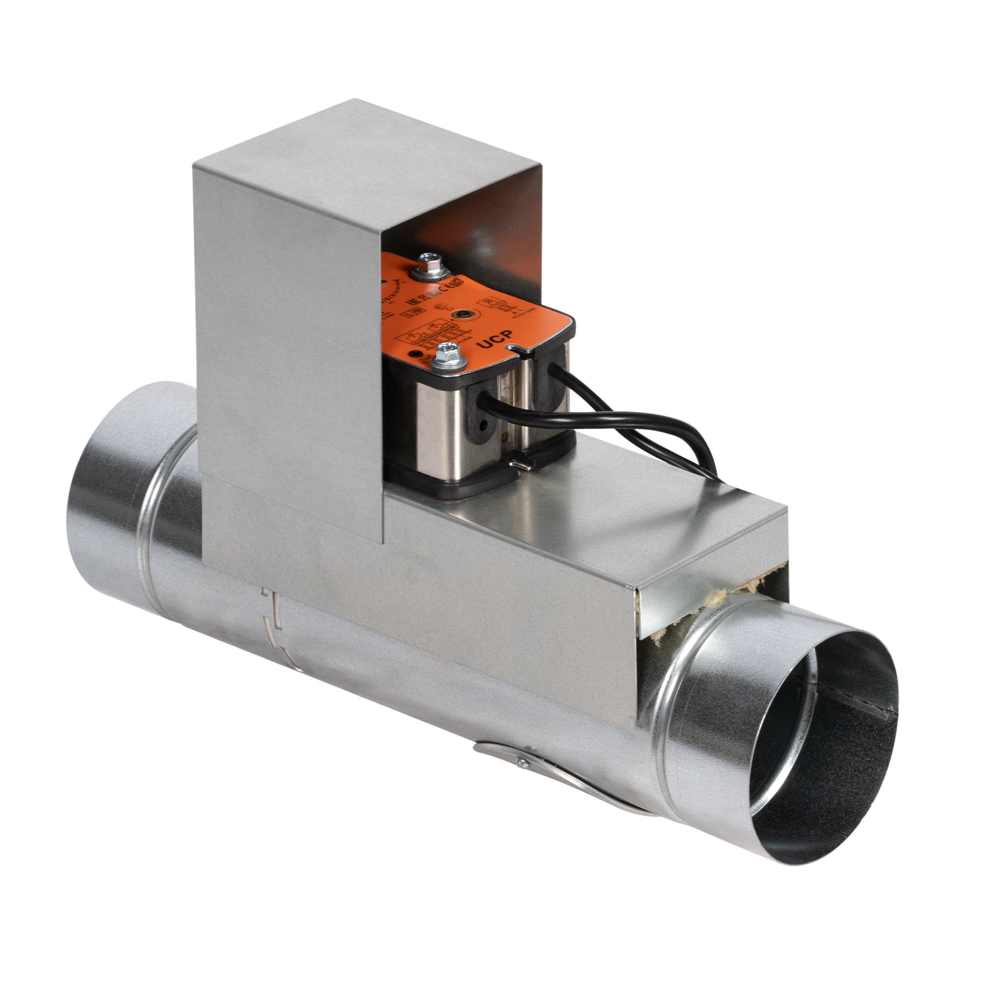 Клапан противопожарный SHUFT SHFDO-60-O-d400-MB230-0-0-0-0