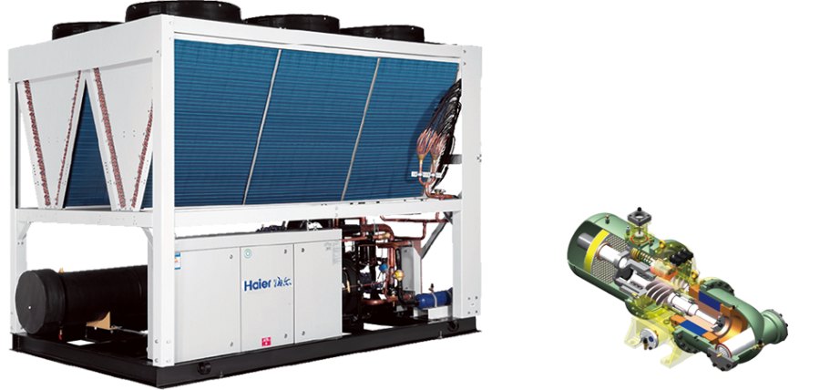 Винтовой чиллер Haier CI0550PANH с воздушным охлаждением