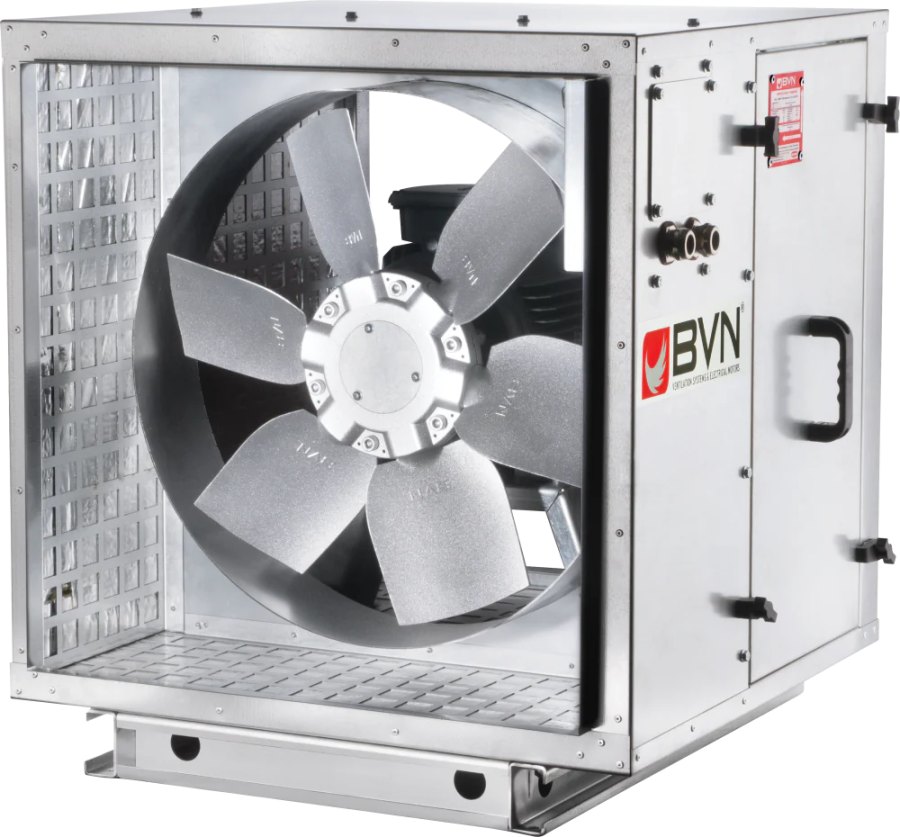 Шумоизолированный канальный осевой вентилятор дымоудаления ARMO-C 800/3