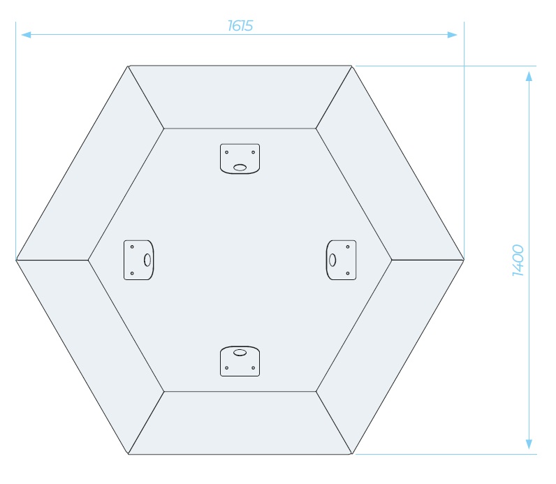 Аэродинамические характеристики, габаритно-присоединительные размеры — Вентилятор крышный SVOV 21-12-9